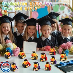 Graduation Ducks Class of 2025 – 36Pc Rubber Ducks with Grad Cap Diploma,Coll