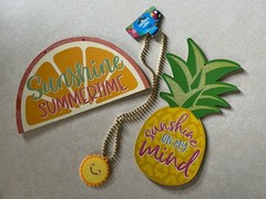 Sunshine Party Pack with 2 Summer Signs and 1 Sunshine Necklace