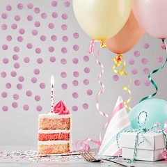 100pcs Tennis Confetti, Tennis Birthday Table, Pink Glitter Tennis Ball Paper…