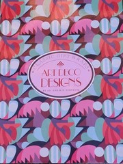 Art Deco Designs, Gift Wraps, by A.D. and M.P. Verneuil, 12 Patterns, 16 Sheets