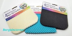 Placemat Non Slip Lineer Coaster Multipurpose Grip Mat Coffee Table 14x14cm