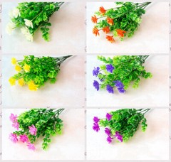 US 4/10pcs Faux Plastic Greenery Shrubs Plants for Home Garden Decor Party/Shop