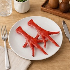 2PCS Artificial Chicken Feet Realistic Fake Food Props Display