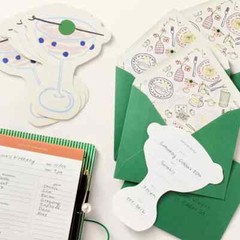 20ct Party Invitations Cream/Green/Pink – kate spade new york x Target set of 2