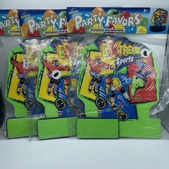 3 Fun Party Pack Centerpiece With Honeycomb Extreme Sports 10.5” X 8.5”