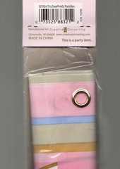 Tiny Toes Baby Shower Giant Party Banner, 5 Ft Polka Dots/Circles Pink Feet Girl