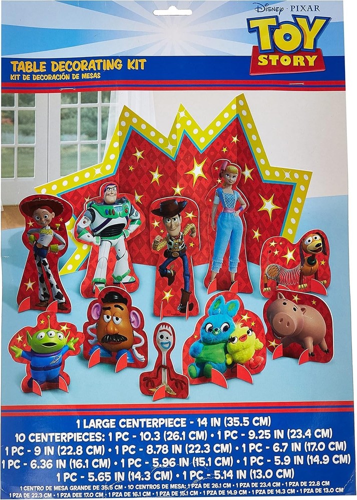 Toy Story Centerpiece Birthday Party Supplies Buzz Woody Table Decorations