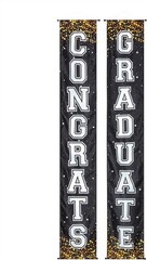 Graduation Hanging Banner Set 14” X 83” 2 Pc Set By Rubies