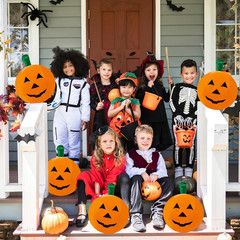 24-Pack Halloween Pumpkin Inflatable Decorations, Carnival Parties, Beach Party,