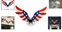 Unique Metal Eagle Wall Art – Perfect for 4th of July Indoor & Outdoor Use