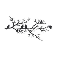 Modern Metal Bird Pendant Wall Decor for Living Room and Office Spaces