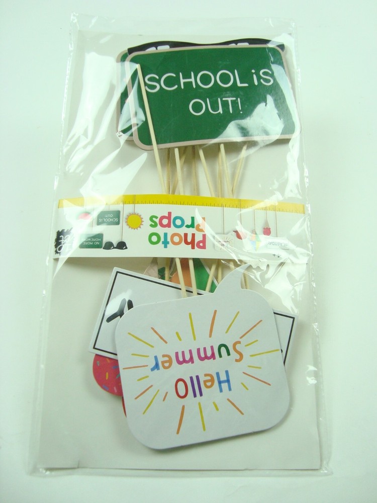 Lot of 3 Packs Hello Summer Photo Booth Props 10 pieces each pack