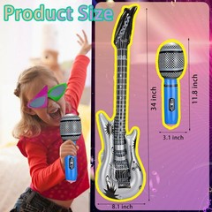 Large Rock Star Funny Sunglasses Set, Rock and Roll Party Funny Music Sunglas…