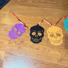Target Hyde and Eek Halloween Dia de los Muertos Skulls Day of the Dead Banner