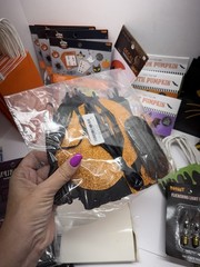Halloween Party Decor Lot Pumpkins Witch Yard Luminaries Treat Bags Tattoos Saw