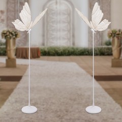2PC Butterfly Floor Lamp Ceiling Lamp Romantic Decoration Party Atmosphere Props