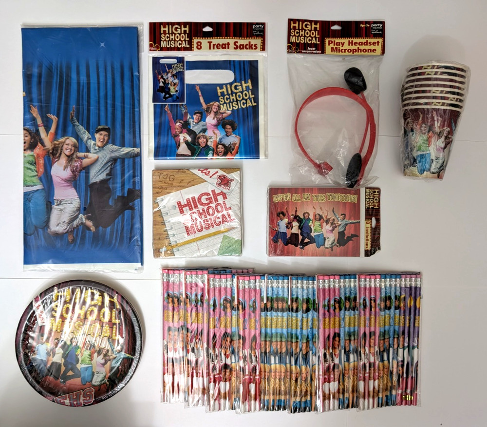 Disney High School Musical Zac Efron Vanessa Hudgens Party Package New