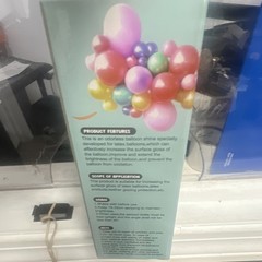 WUTOROR Balloon Shine for Latex Balloons, Odorless, Multicolor, Lasts 168 Hours