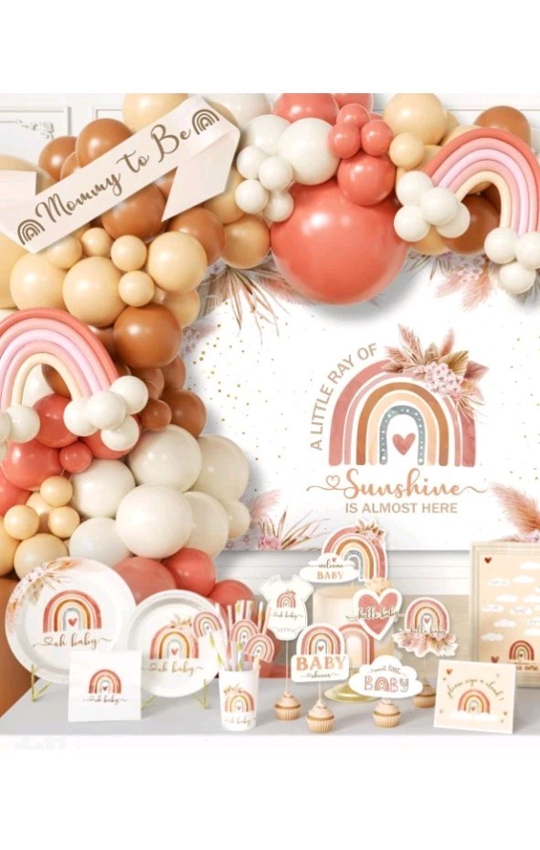 Rainbow Boho Birthday Set/See Description about Pic 2