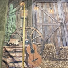 Western Cowboy Backdrop Cowboy Party Decor Large Tapestry Banner 43″x 69″