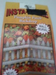 Beistle Insta Theme Pumpkin Patch Backdrop 4’×30′ Autumn Harvest. Halloween…