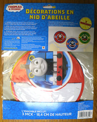 THOMAS All Aboard Friends HONEYCOMB DECORATIONS (3) ~ Birthday Party Supplies