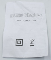 Electric Balloon Pump, Portable 2 Modes Balloon Blower Machine 18 Accessories