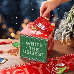 67 Pcs Xmas Ugly Sweater Party Decorations Voting Cards Set with Contest Ball…