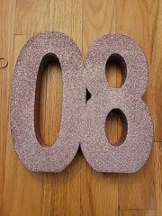 Rose Gold Sparkly Number 80 Party Supplies