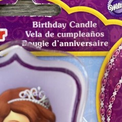 Wilton Disney Sofia The First Birthday Party Cake Decorations Candles 1 Piece