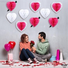 KatchOn, Hanging Hearts Decorations – Pack of 9 | Valentines Day Decorations …