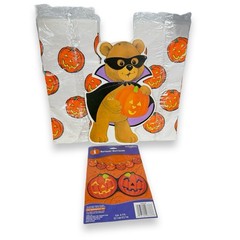 Eureka Halloween Party Lot DesignWare Tablecovers Garland Bear Die Cut Vintage