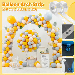 26Pcs Balloon Arch Garland Tool Kit, 2 Pack Garland Strips& 2 Pack Balloon Glue