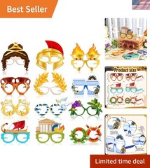 Greek Mythology Decor Paper Glasses Frames Greece Party Favors 36 Pcs