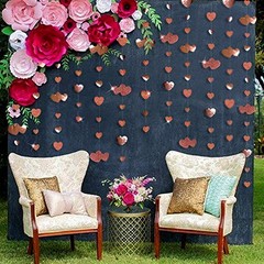 Valentines Day Party Decorations Rose Gold 52 Foot (Pack of 4),