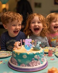 Mermaid Themed Birthday Candles, Number 5 Girls Glitter Birthday Party Suppli…