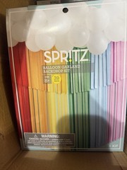 Party Decor Kit – BALLOON GARLAND Rainbow Tier Backdrop 39 Pc – 4 Pack Bundle