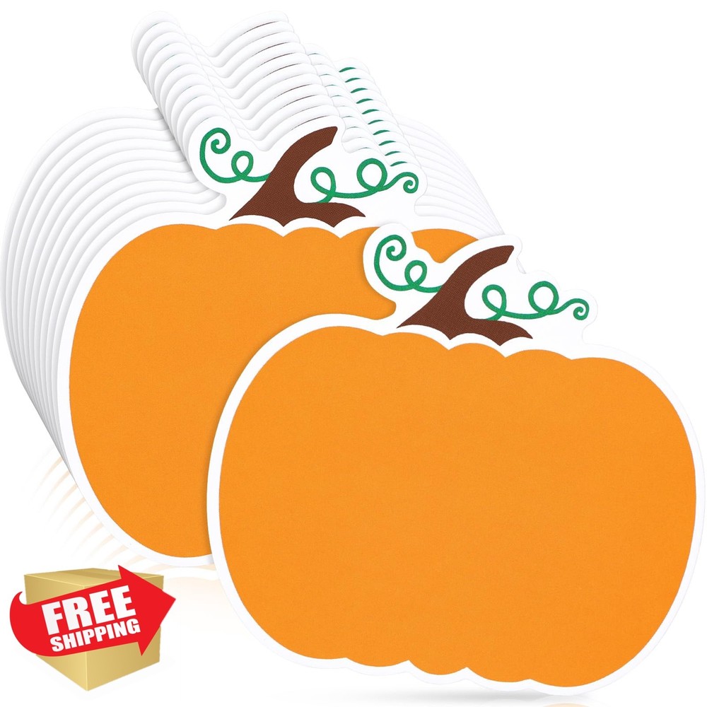 Fuutreo 45 Mini Pumpkin Cutouts Paper 3 Inch Fall Decor
