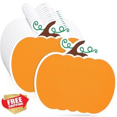 Fuutreo 45 Mini Pumpkin Cutouts Paper 3 Inch Fall Decor