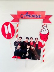 Personalized BTS Theme Cake Topper