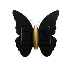 Solar Wall Light IP65 Waterproof Butterfly Design for Balcony Corridor Entrance