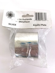 Beistle GLEAM ‘N STREAMER Silver 2″ Wide x 200’ Long