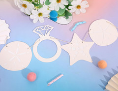 Last Toast on the Coast Banner – Seashell Party Decoration, Coastal Beach Seashe