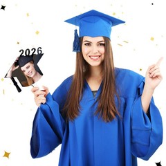 6 Pcs Sublimation Graduation Fans Blank Bulk Class of 2026 Gifts DIY Hand Pad…