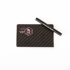 Carbon By Charlie Ultra-Slim Card & Short Tube Set 100% Real 3K Carbon Fiber