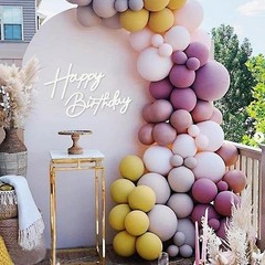 Happy Birthday Sign for Backdrop – Felt Happy Birthday Sign for Balloon Arch …