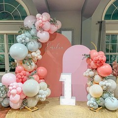 Balloon Arch Stand Set of 2 – Metal Backdrop for Wedding, Birthday, Anniversa…