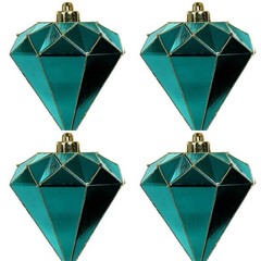 NIB SET 4 Bachelorette Birthday Party Hot Pink or Teal Gemstone Diamond Decor