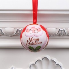 Christmas Tinplate Candy Box Pendant for Tree Decoration Candy for Case Gif