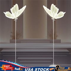 2PC Butterfly Floor lamp Ceiling Lamp Romantic Decoration Party Atmosphere Props